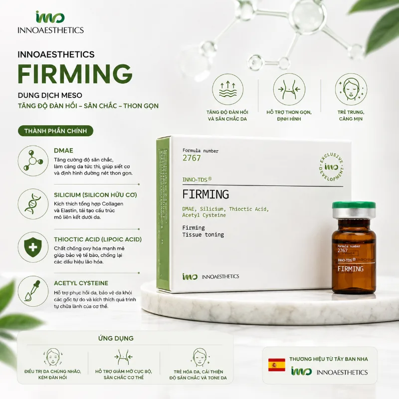 Meso Innoaesthetics FIRMING Hoạt Chất Săn Chắc, Hỗ Trợ Nâng Cơ Cho Mặt Và Body 2.webp