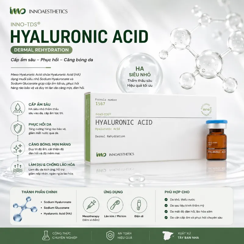 Meso Innoaesthetics Hyaluronic Acid – Hoạt Chất Cấp Ẩm, Làm Đầy Và Căng Bóng Da 2.5ml 5.webp