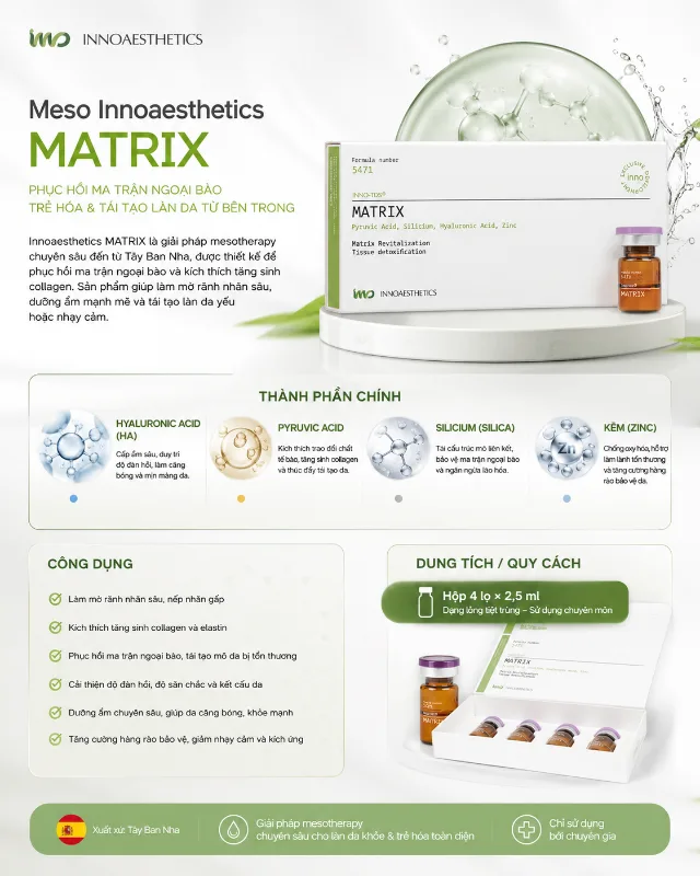 Meso Innoaesthetics MATRIX Trẻ Hóa, Tái Cấu Trúc Da Chuyên Sâu.webp