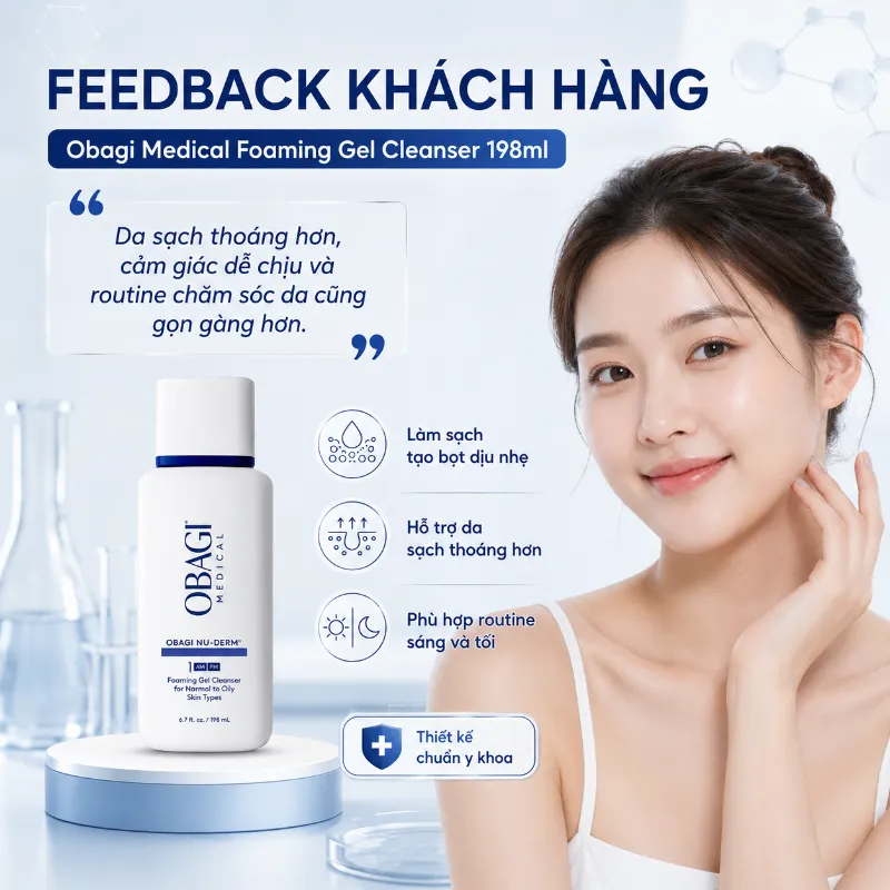 Sữa Rửa Mặt Tạo Bọt Cho Da Thường Đến Da Dầu Obagi Nu-Derm Foaming Gel 200ml 8.webp