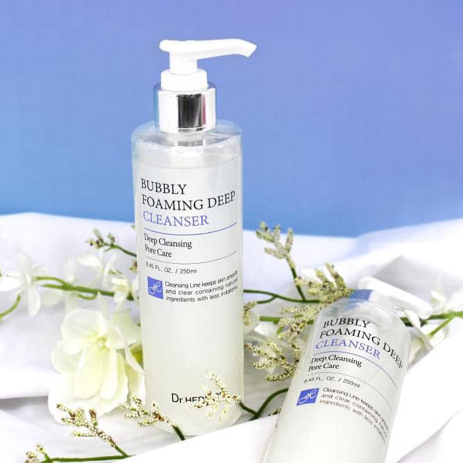 Sua-rua-mat-thai-doc-sui-bot-Dr-Hedison-Bubbly-Foaming-Deep-Cleanser-250ml_Sữa rửa mặt thải độc sủi bọt Dr.Hedison Bubbly Foaming Deep Cleanser 250ml 1.jpg