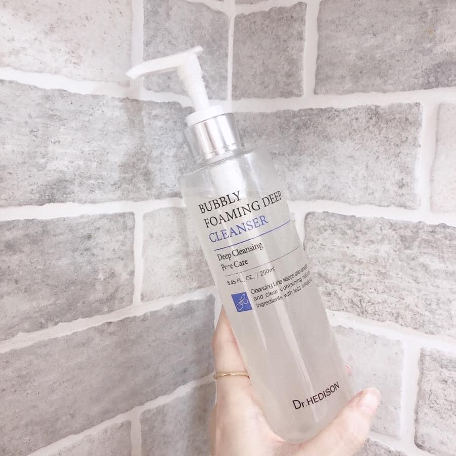 Sua-rua-mat-thai-doc-sui-bot-Dr-Hedison-Bubbly-Foaming-Deep-Cleanser-250ml_Sữa rửa mặt thải độc sủi bọt Dr.Hedison Bubbly Foaming Deep Cleanser 250ml 2.jpg