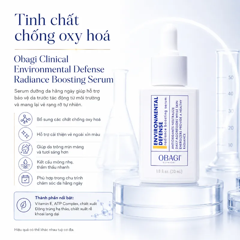 Tinh Chất Chống Oxy Hóa Obagi Clinical Environmental Defense Radiance Boosting Serum 30ml – Dưỡng Ẩm, Tăng Độ Rạng Rỡ 3.webp