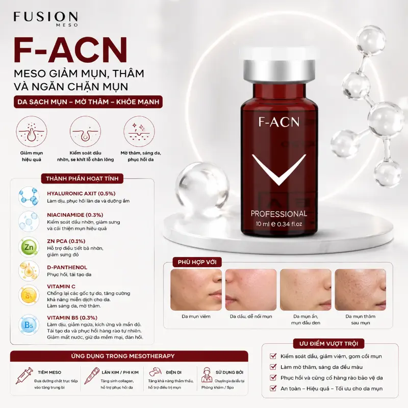 Tinh Chất Meso Trị Mụn Fusion Mesotherapy F-ACN 10ml – Hỗ Trợ Giảm Mụn, Thâm Và Kiểm Soát Dầu Nhờn 8.webp
