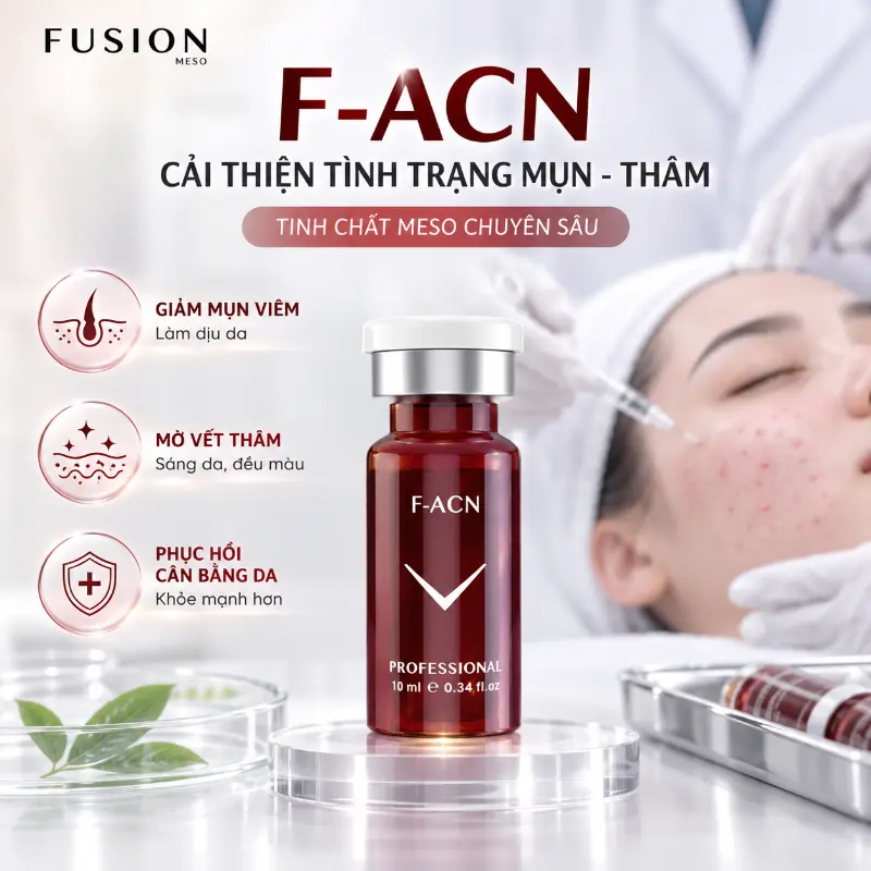 Tinh Chất Meso Trị Mụn Fusion Mesotherapy F-ACN 10ml – Hỗ Trợ Giảm Mụn, Thâm Và Kiểm Soát Dầu Nhờn 1.webp