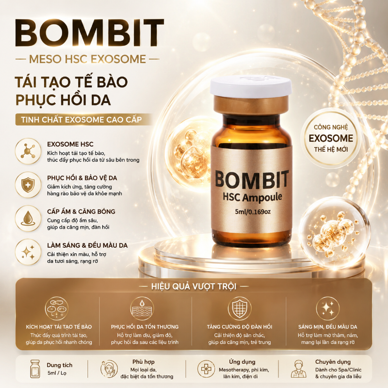 Tinh Chất Tái Tạo Tế Bào, Phục Hồi Da Bombit Meso HSC Exosome 1.webp