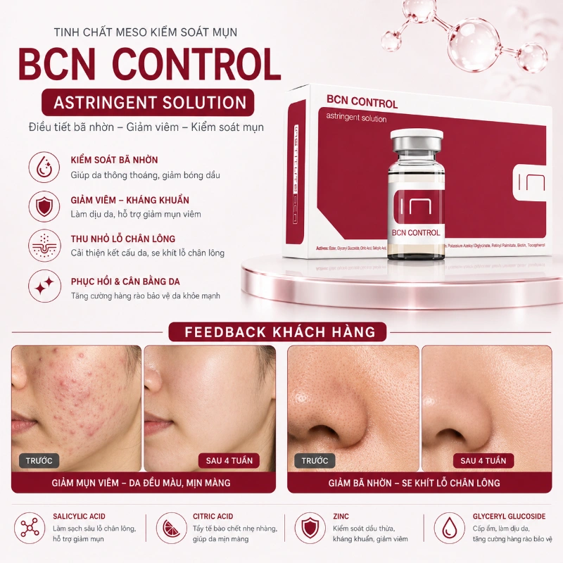 Tinh chất Control Insititute BCN Kiểm Soát Dầu, Hỗ Trợ Giảm Mụn Và Làm Dịu Da 7.webp