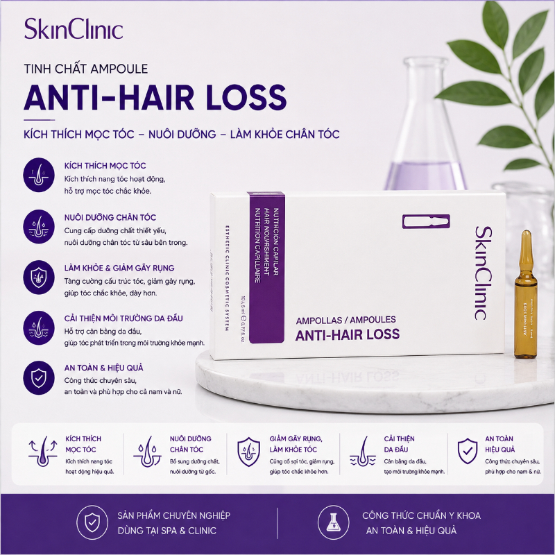 Tinh chất ampoule kích thích mọc tóc nuôi dưỡng làm khỏe chân tóc SkinClinic Anti-Hair Loss 1.jpg