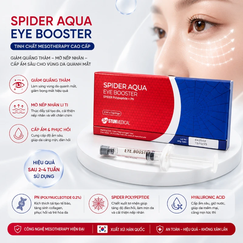 Tinh chất khử thâm, làm đầy vùng mắt Spider Aqua Eye - Booster hộp 2ml 3.webp