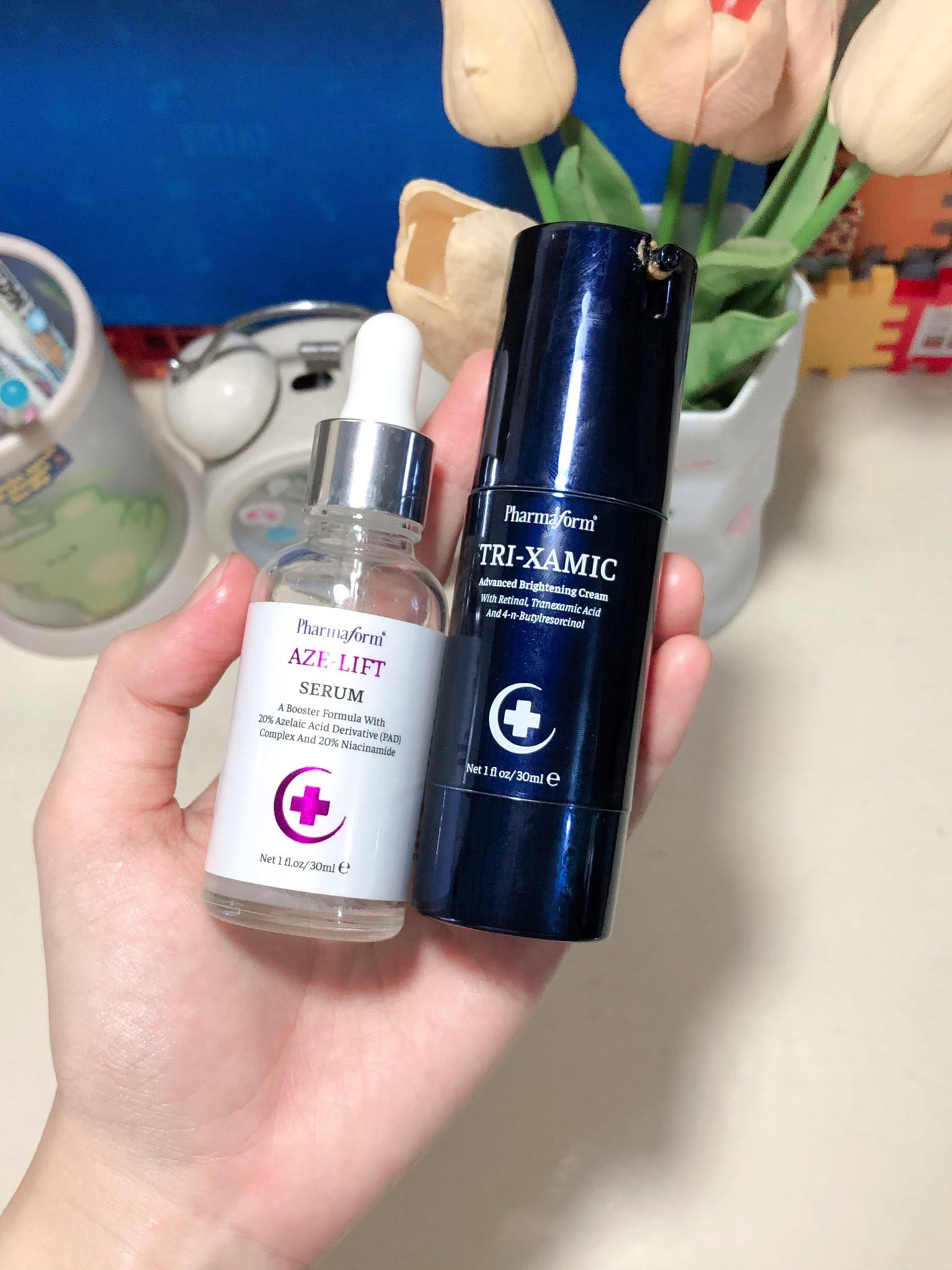 Tinh chất kiểm soát dầu thừa thu nhỏ lỗ chân lông cải thiện tình trạng mụn Pharmaform AZE – LIFT Serum.jpg