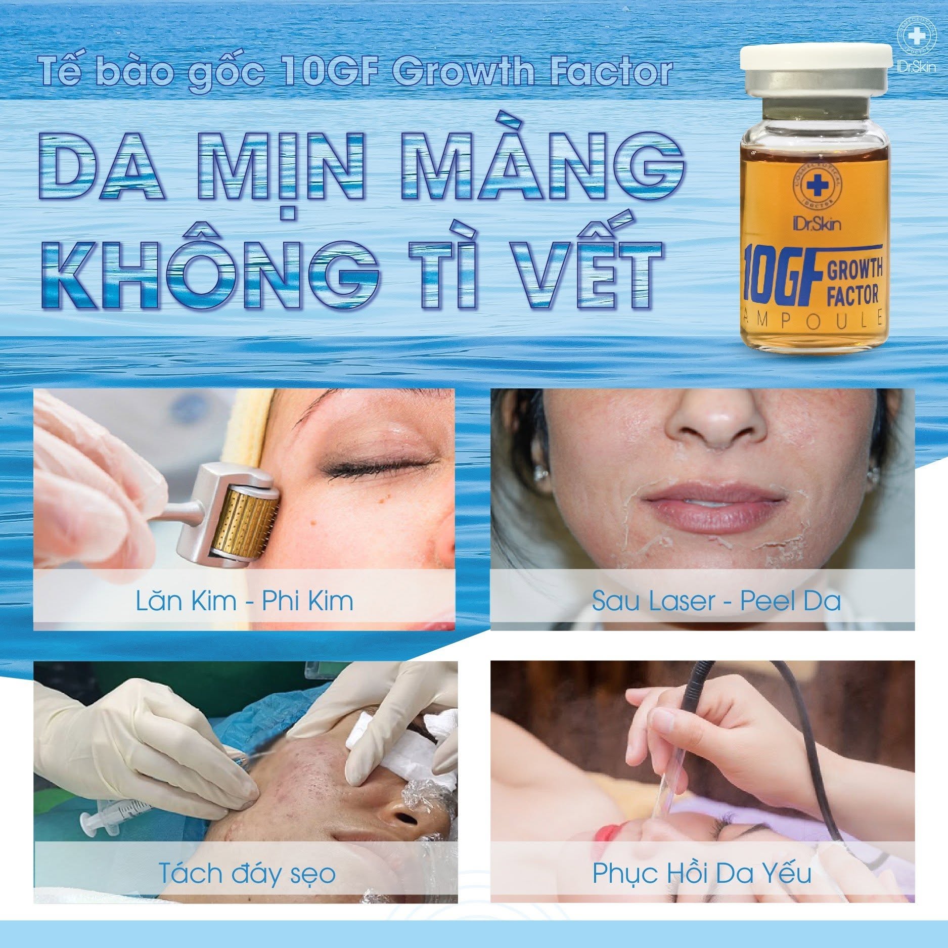 Tinh chất tế bào gốc trị sẹo rỗ Idr.Skin 10GF Growth Factor 10ml 11.jpg