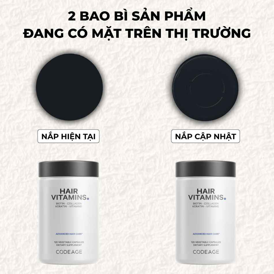 Viên uống hỗ trợ mọc tóc và dưỡng tóc chắc khỏe Codeage Hair Vitamins (2).jpg