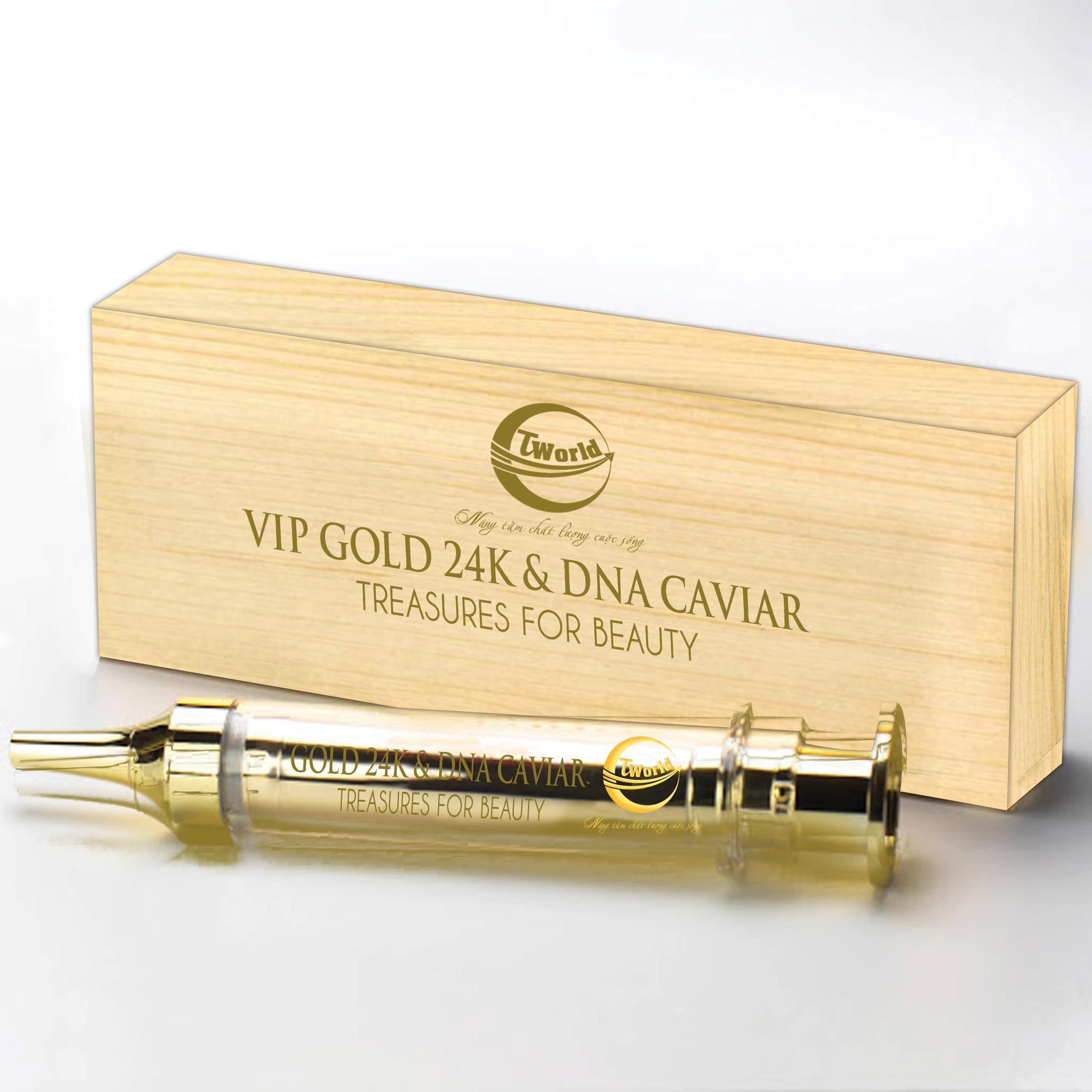 VI KIM SINH HỌC VIP GOLD 24K & DNA CAVIAR (Đang hết hàng)