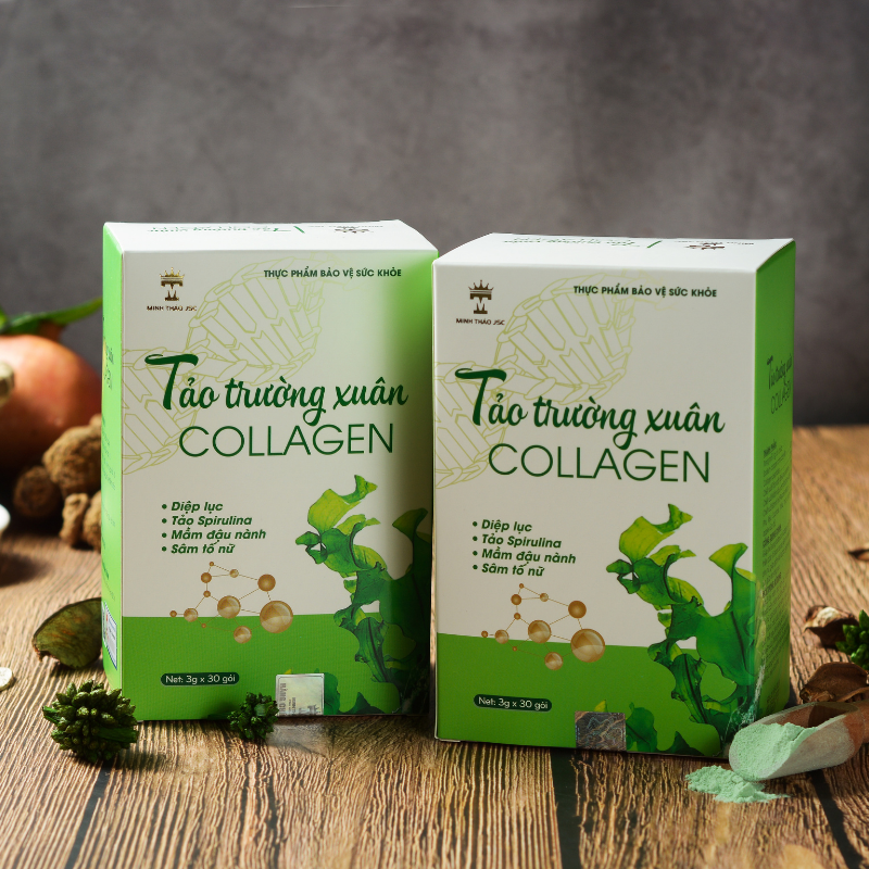 Tảo Trường Xuân Collagen (Đang Hết Hàng)