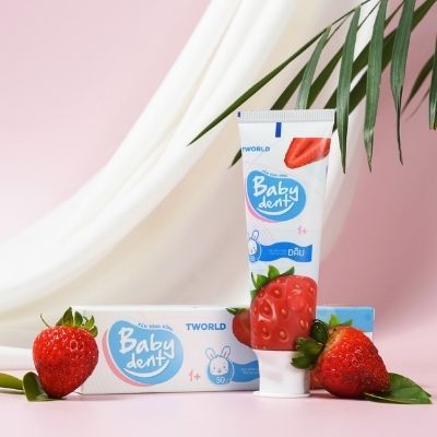Kem đánh răng Baby Dent hương Dâu