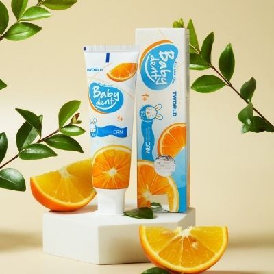 Kem đánh răng Baby Dent hương Cam
