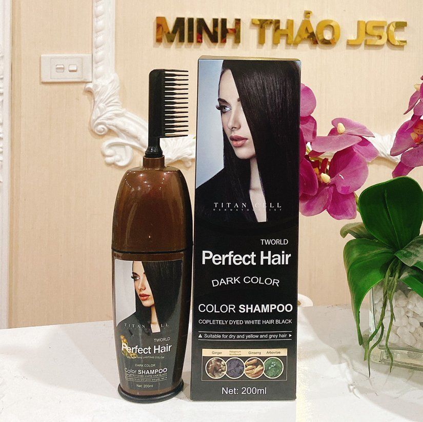 Dầu gội phủ bạc Tworld Perfect Hair