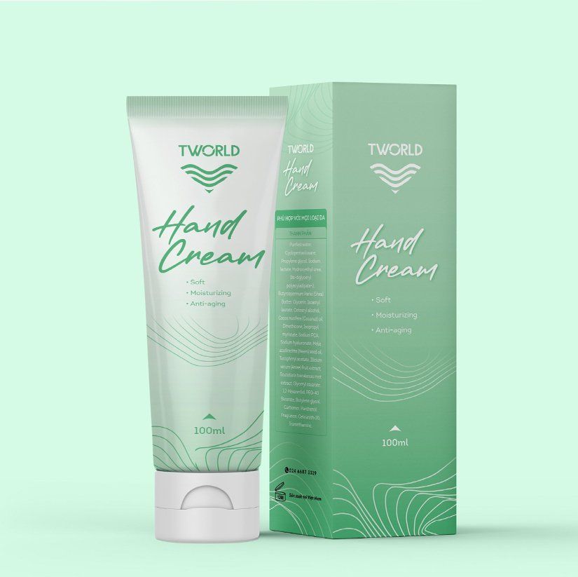 Kem dưỡng da tay Tworld – Hand cream