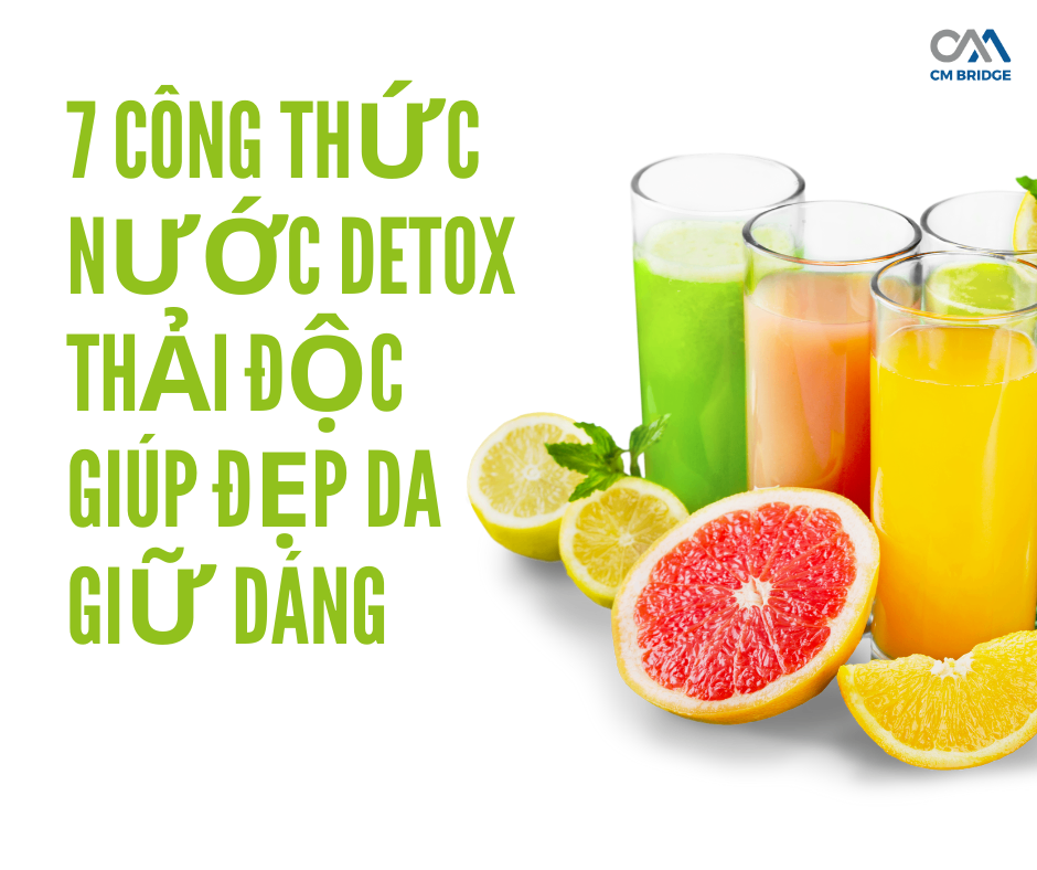 7 Công Thức Nước Detox Thải Độc Giúp Đẹp Da - Giữ Dáng