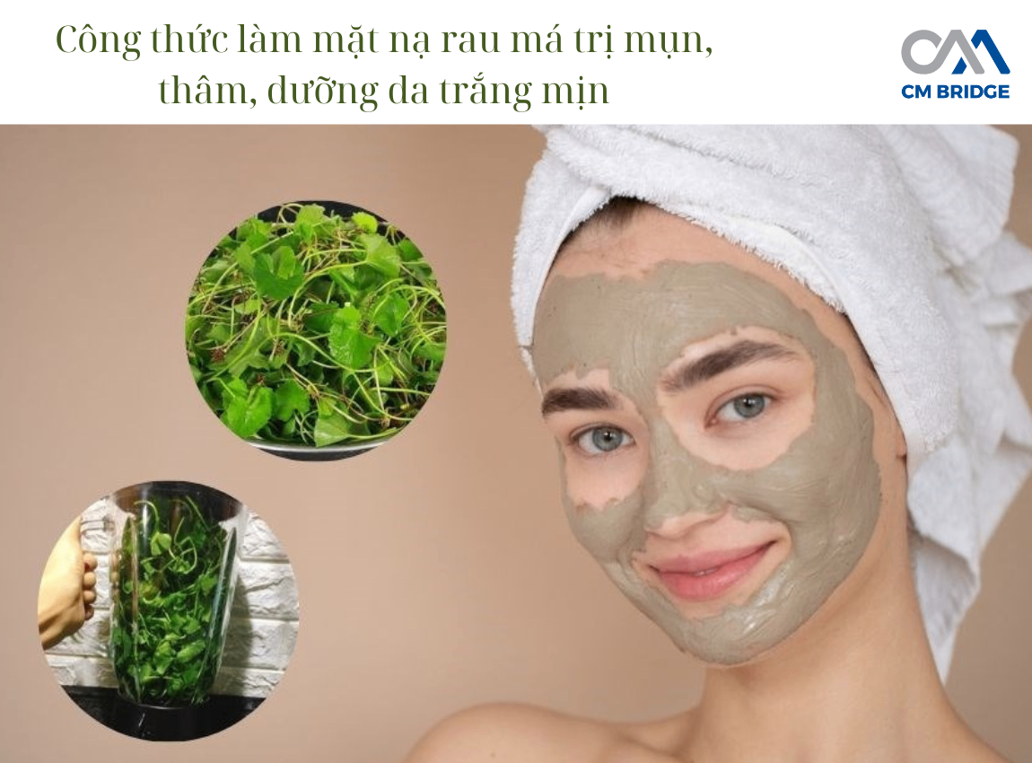 Công thức làm mặt nạ rau má trị mụn, thâm, dưỡng da trắng mịn