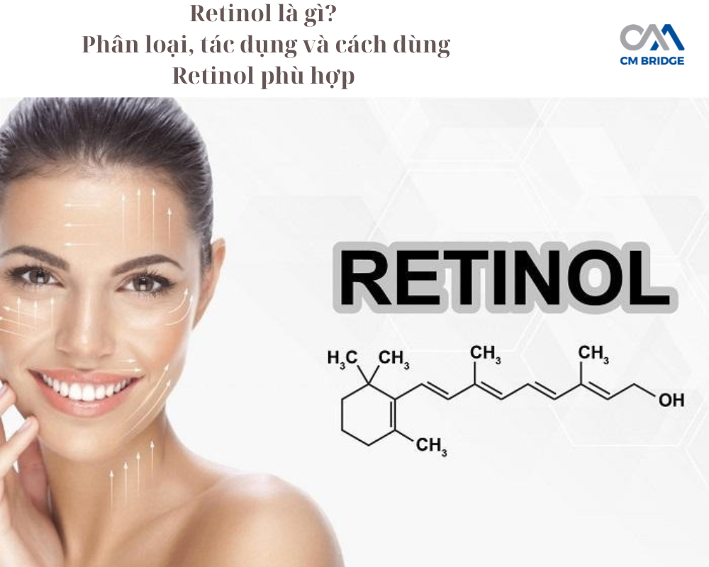 Retinol là gì? Phân loại, tác dụng và cách dùng Retinol phù hợp