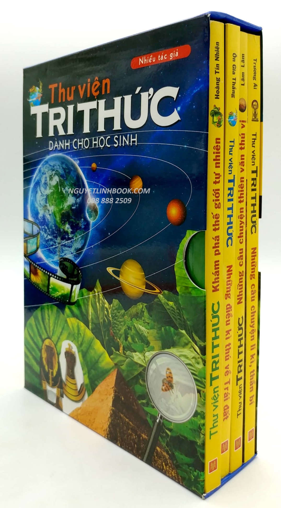 Bộ Thư Viện Tri Thức Dành Cho Học Sinh (Bộ 4 Cuốn) (nguyetlinhbook)