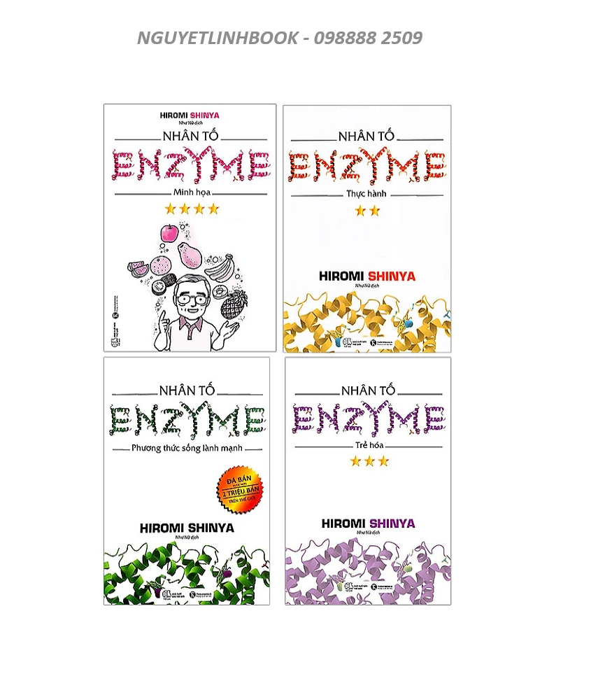 Nhân Tố Enzyme (Trọn Bộ 4 Cuốn) Tác giả: Hiromi Shinya (Nguyetlinhbook)