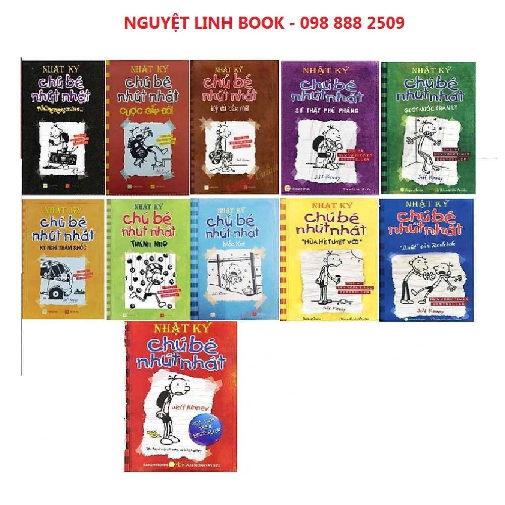 Nhật ký chú bé nhút nhát (bộ 11 tập) - Tác giả: Jeff Kinney (nguyetlinhbook)