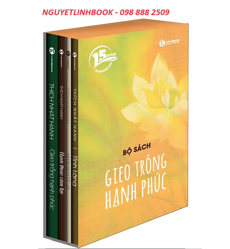 Bộ Sách Gieo Trồng Hạnh Phúc (4 Cuốn) Tác giả: Thích Nhất Hạnh (Nguyetlinhbook)