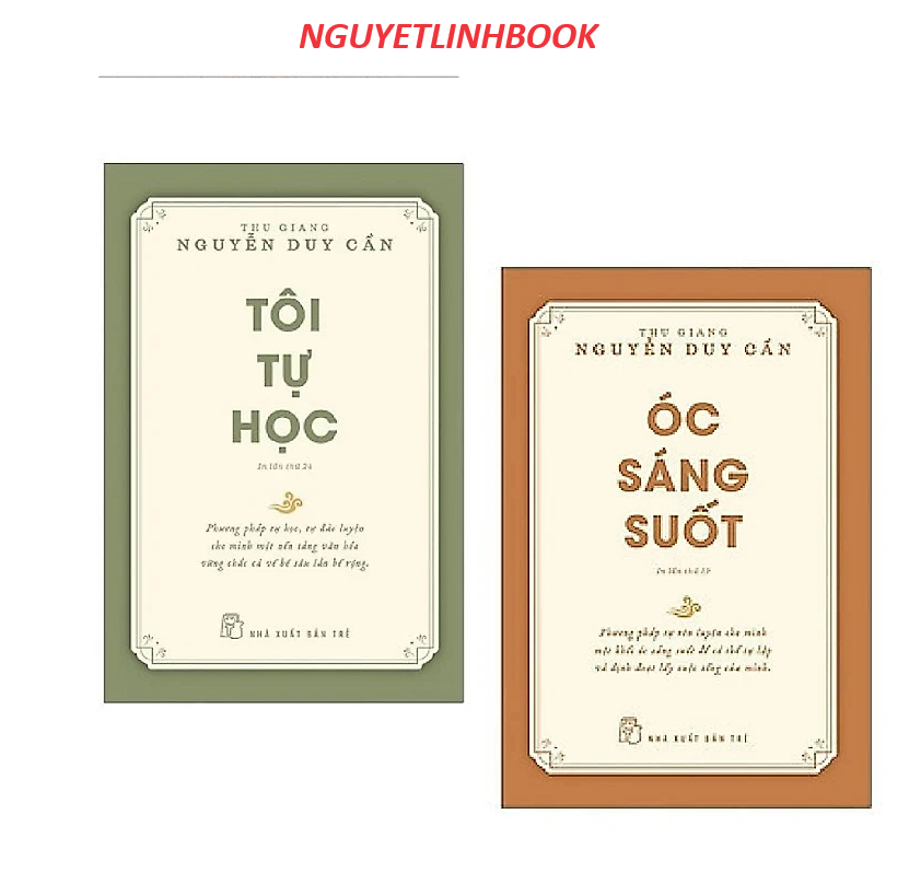 Combo Tôi Tự Học và Óc Sáng Suốt - Tác giả: Thu Giang - Nguyễn Duy Cần (Nguyetlinhbook)