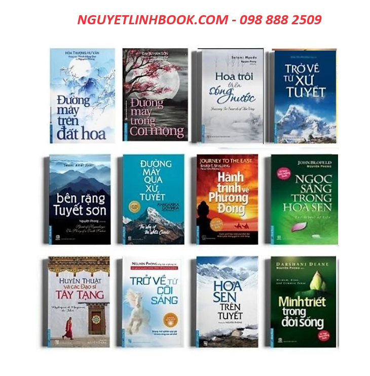 Trọn Bộ 12 Cuốn Sách Tác Giả Nguyên Phong (SÁCH CHUẨN XỊN) (Nguyetlinhbook)