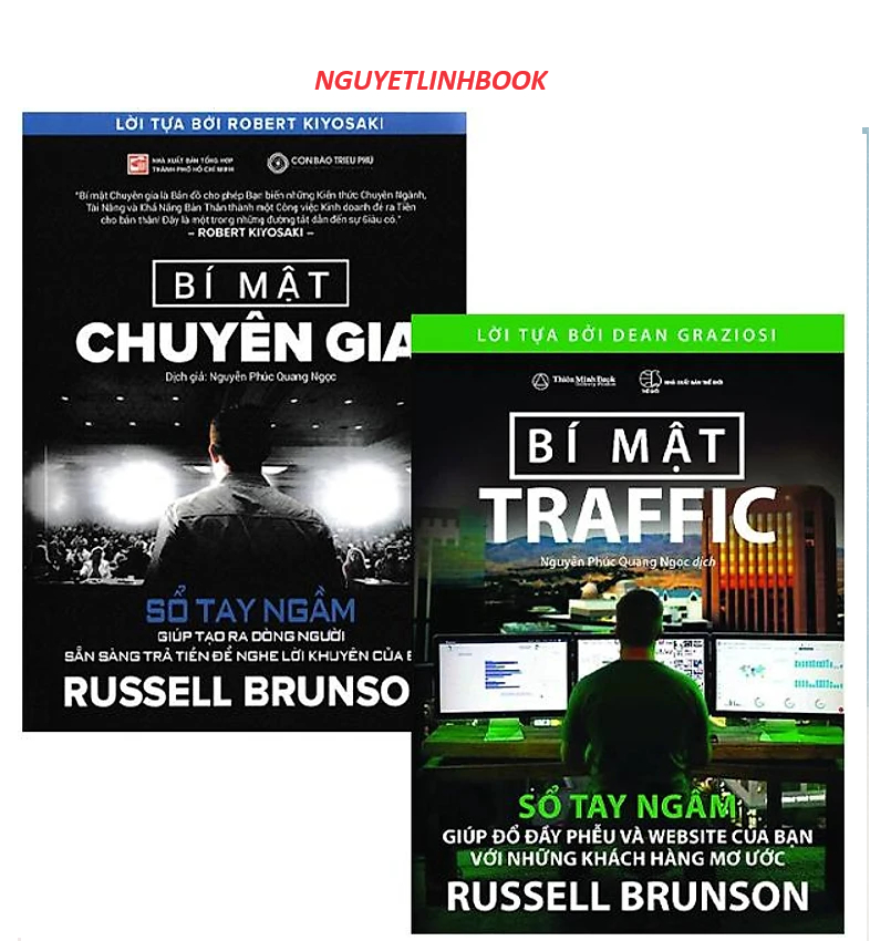 Combo Bí mật Traffic + Bí mật chuyên gia - Tác giả: Russell Brunson (Nguyetlinhbook)