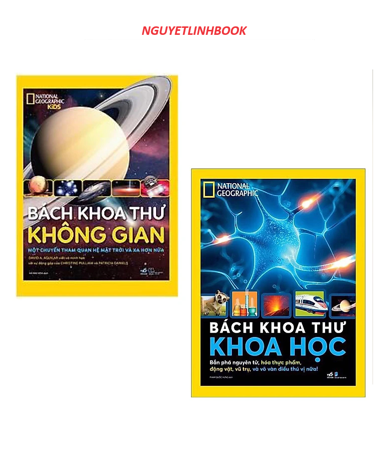 Combo Sách BÁCH KHOA TOÀN THƯ cho Bé: Bách Khoa Thư Không Gian + Bách Khoa Thư Khoa Học / Sách Tương Tác Vừa Học Vừa Chơi Cho Bé