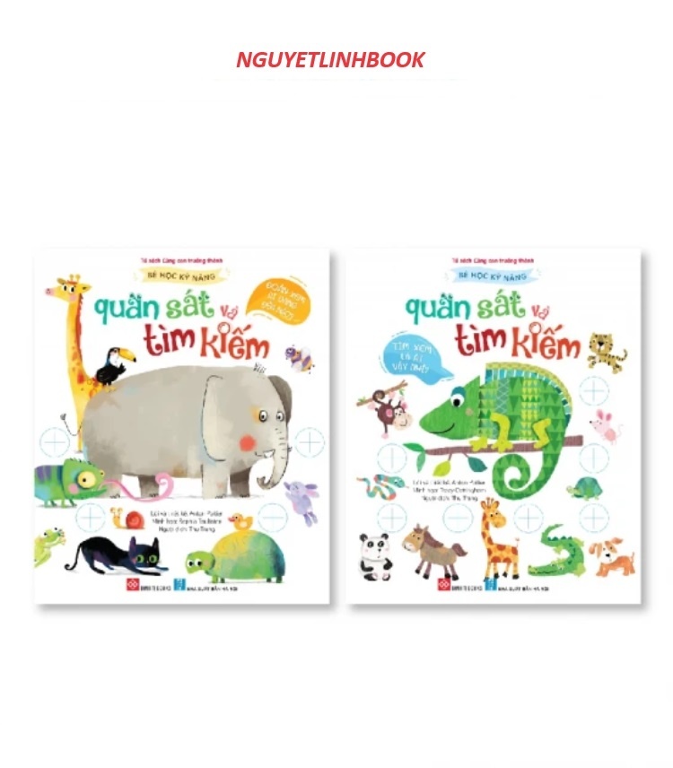 Combo: Bé học kỹ năng quan sát và tìm kiếm (2 tập) (nguyetlinhbook)