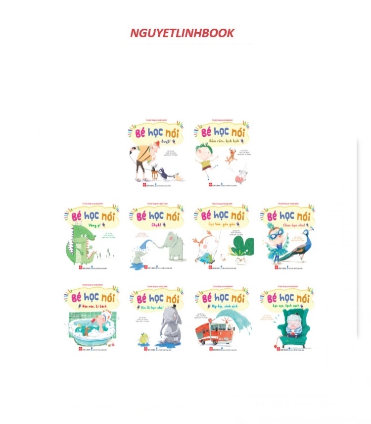 Combo (10 tập): Bé học nói (nguyetlinhbook)