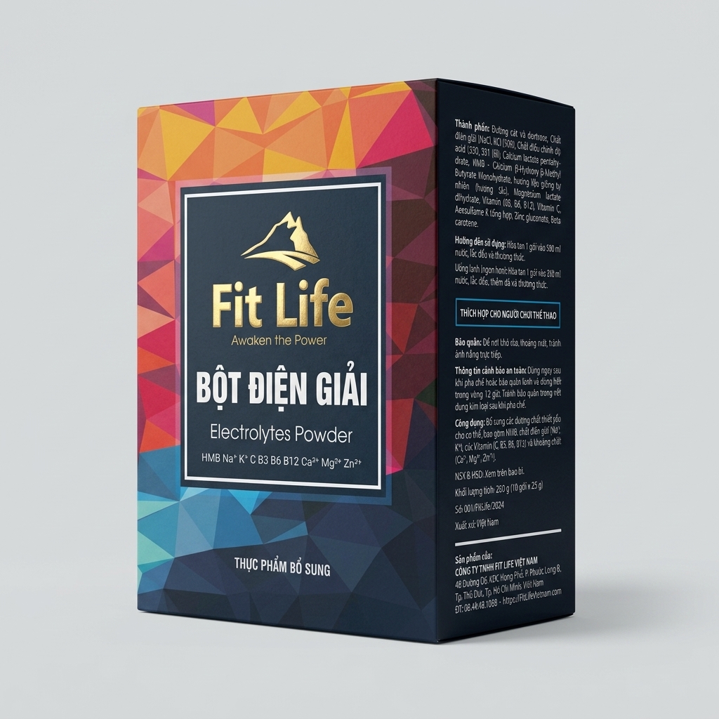 Fit Life - Bột Điện Giải - Combo 2 Hộp x 10 Gói x 25 gr