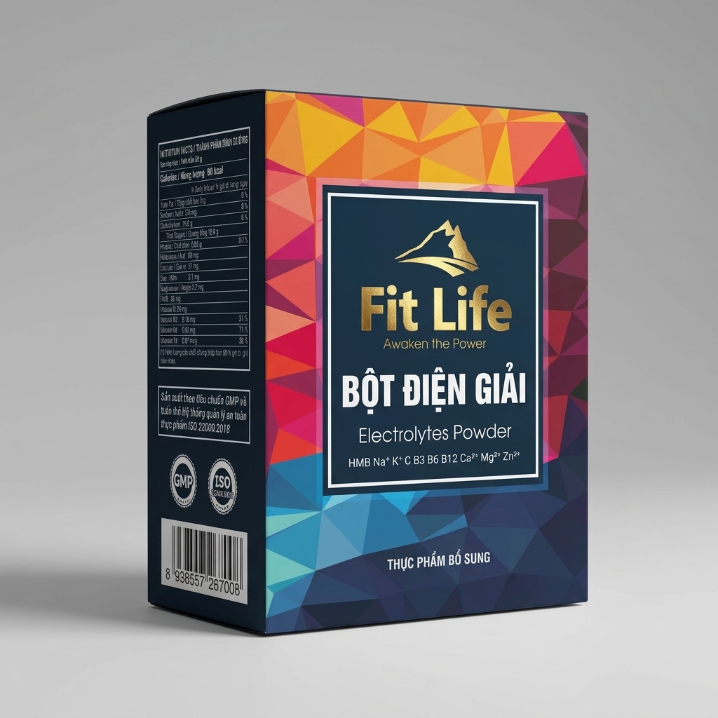 Fit Life - Bột Điện Giải - Hộp 10 gói x 25 gr
