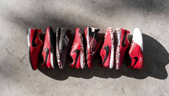 Nike Làm Nóng Lại Phân Khúc Giày Bóng Đá Cho Sân Trong Nhà Với Bộ Sưu Tập "Seasonal Red"