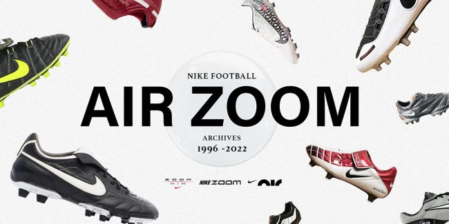 Nike Air Zoom trong lịch sử các mẫu giày bóng đá của Nike