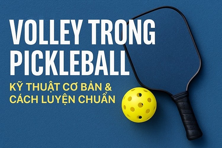 Volley trong Pickleball – Kỹ thuật cơ bản & cách luyện chuẩn