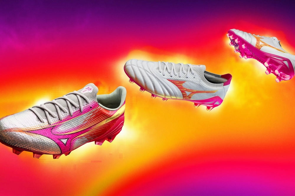Mizuno ‘Blazing Flair’ Pack – “Ignite The Pitch” và sắc hồng kiểu Nhật