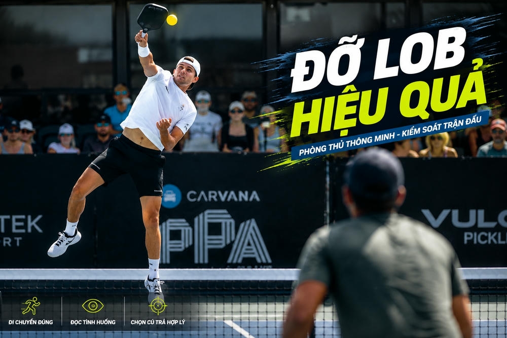 Cách đỡ lốp bóng Pickleball hiệu quả và ổn định hơn