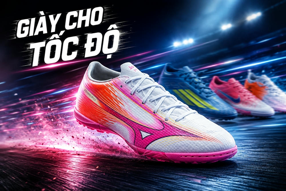 Người thích tốc độ nên chọn giày đá bóng nào phù hợp?