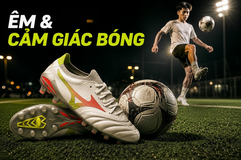 Review Mizuno Morelia Neo 5: Cảm Giác Bóng Và Độ Êm Thực Tế