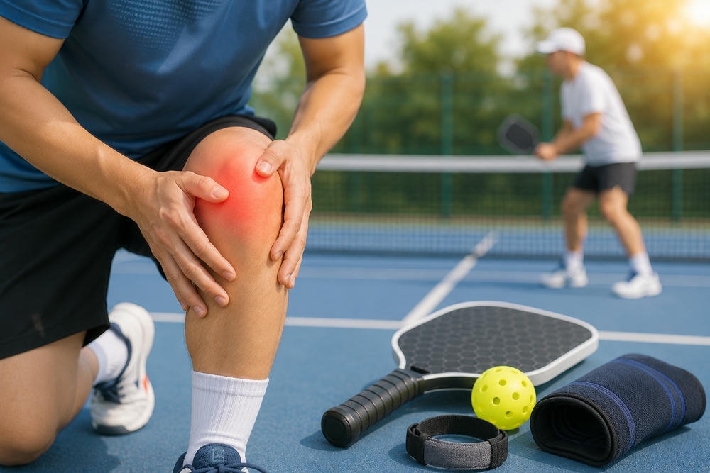 Đánh Pickleball bị đau đầu gối: Nguyên nhân và cách phòng ngừa