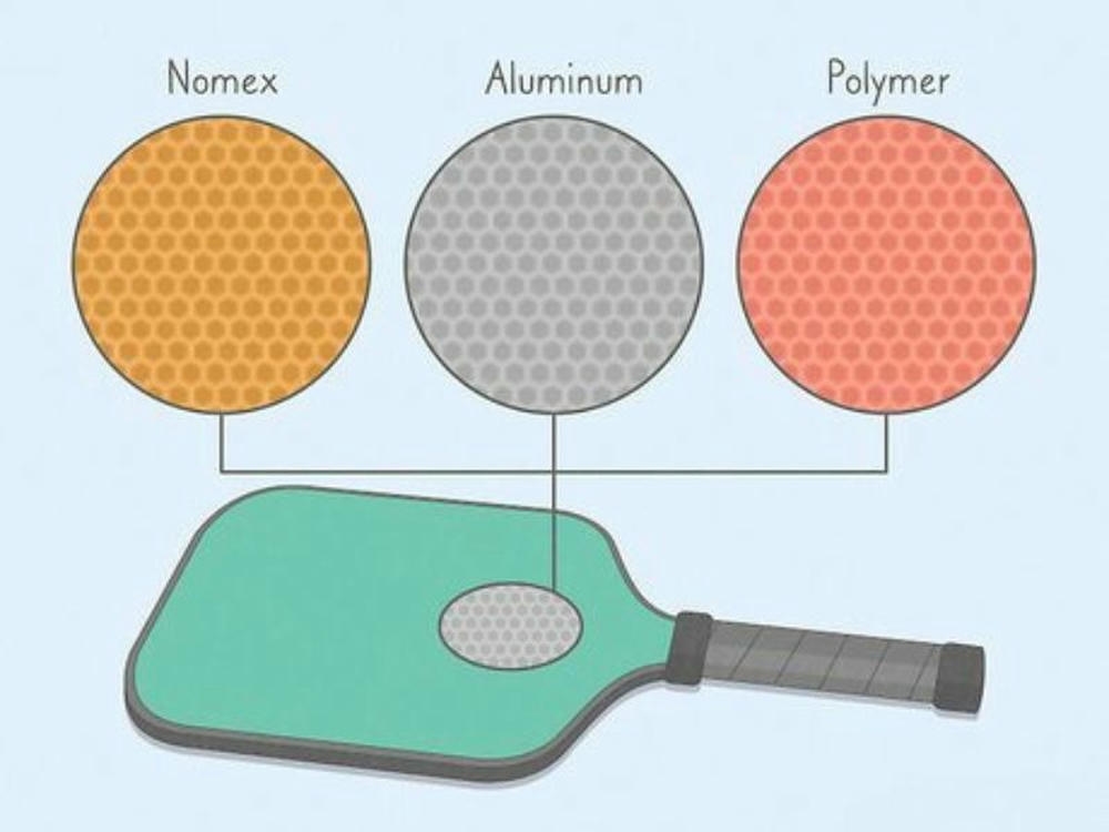 Các chất liệu lõi vợt Pickleball phổ biến và cách chọn phù hợp