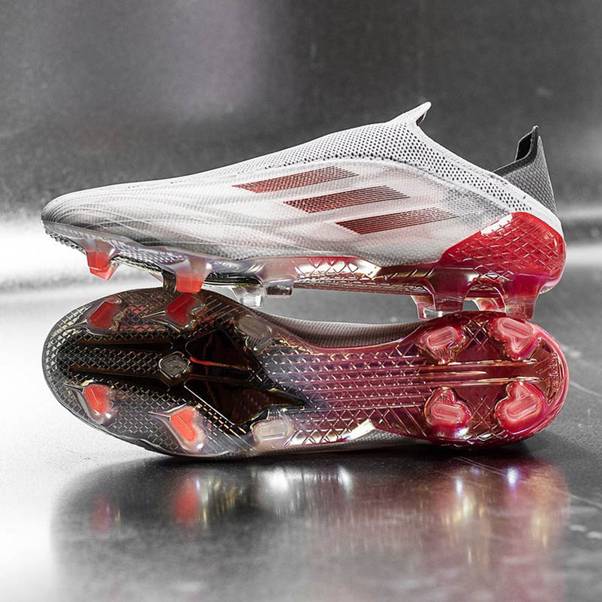 Adidas X Speedflow White Spark (White/Red/Dark Metallic Silver) 2