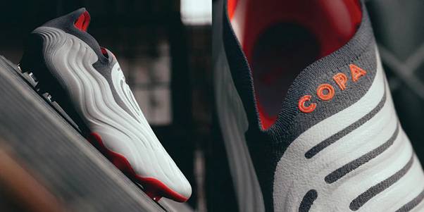 Adidas Copa Sense White Spark (White/Red/Dark Metallic Silver)