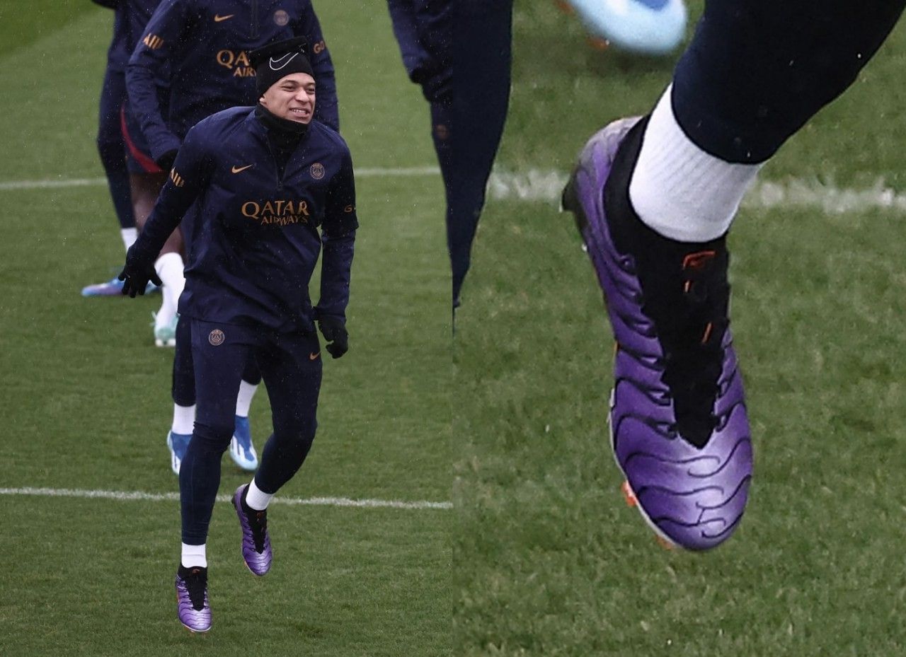 Kylian Mbappe - Ngôi sao hàng đầu của Nike đã lên chân mẫu giày đặc biệt trong các buổi tập 2