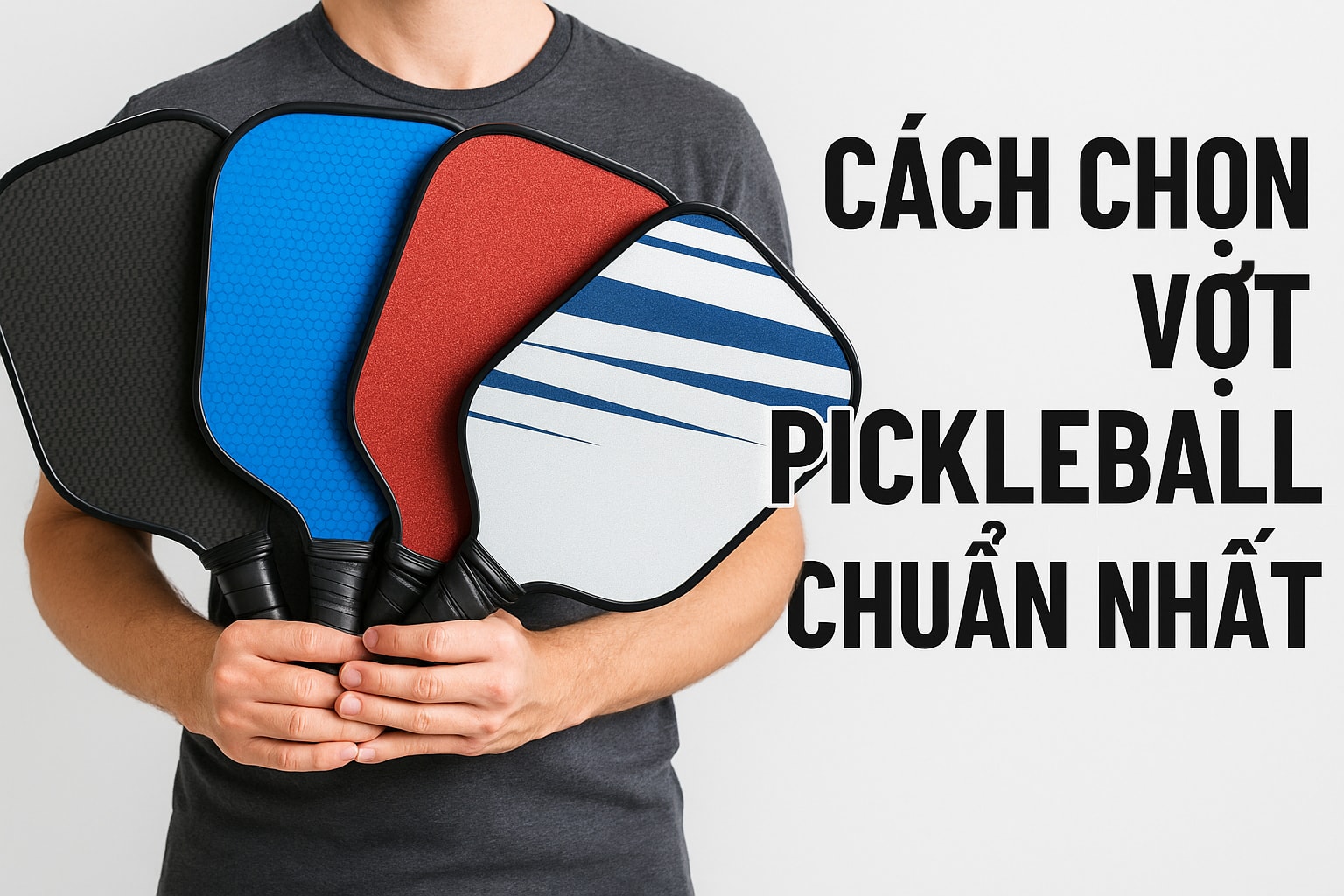 Cách Chọn Vợt Pickleball Chuẩn Cho Người Mới Bắt Đầu 1